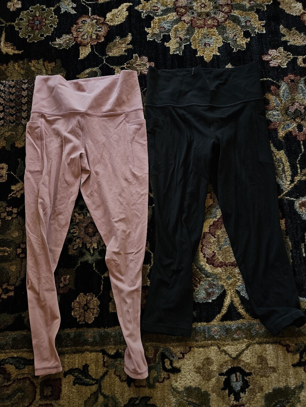 2 Athleta Salutation Leggings